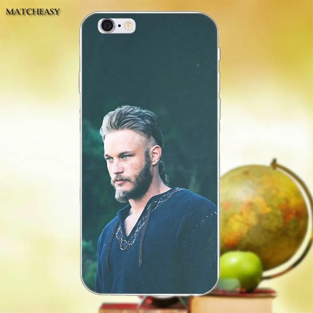 Для Apple iPhone X XS Max XR 4 4S 5 5C SE 6 6S 7 8 Plus TPU чехол для телефона Ragnar Lothbrok Vikings
