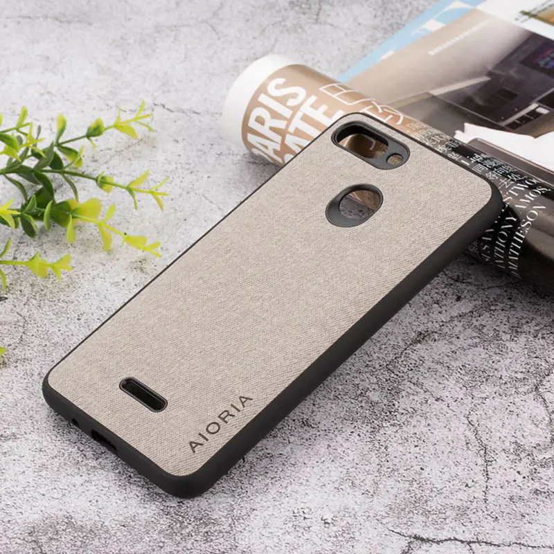 Текстильный чехол для Xiaomi Redmi 6 6A Мягкий ТПУ силиконовый материал с текстильными