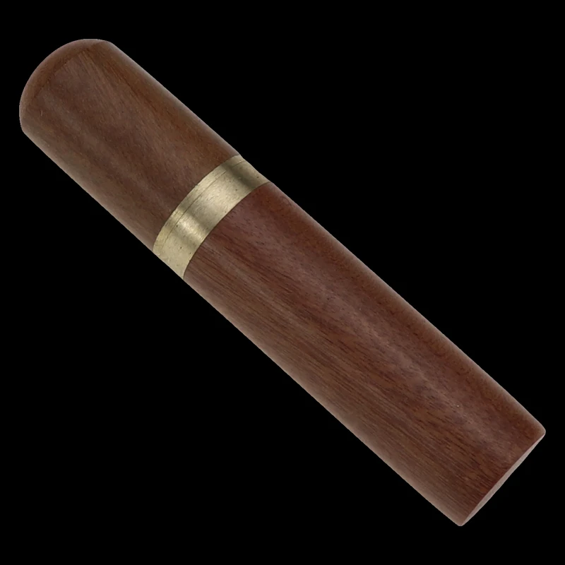 1PCS brown Ручные Швейные иглы, трубка для хранения DIY, деревянная коробка, инструменты для вязания кожи, игла из сандалового дерева, держатель, инструменты для хранения - Цвет: 1PCS brown