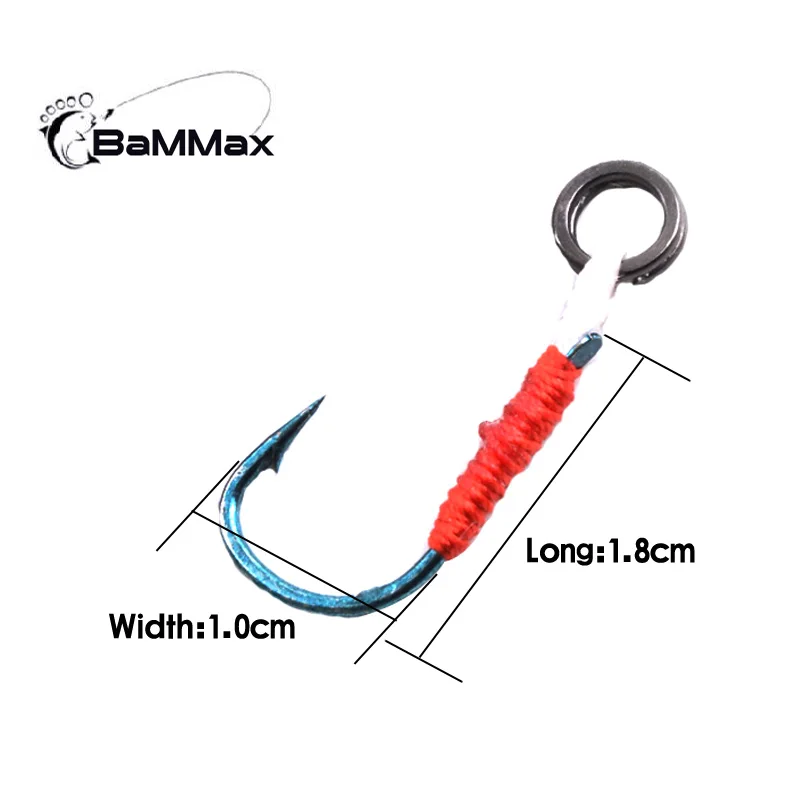Рыболовный крючок BaMMax 5 шт./лот привязанный Железный рыболовный ложка для