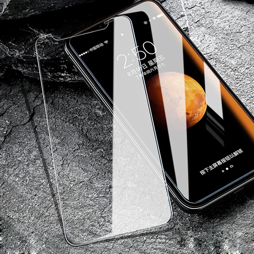 ZIQI закаленное стекло для iPhone X XS защита экрана 9H 2.5D на S Защитное телефона