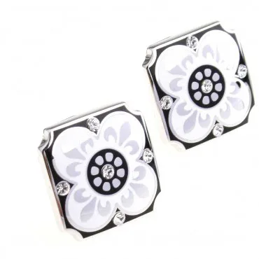 Fashion 16 Designs Painting Enamel Epoxy Cufflink Cuff Link 1 Pair Free Shipping Biggest Promotion |