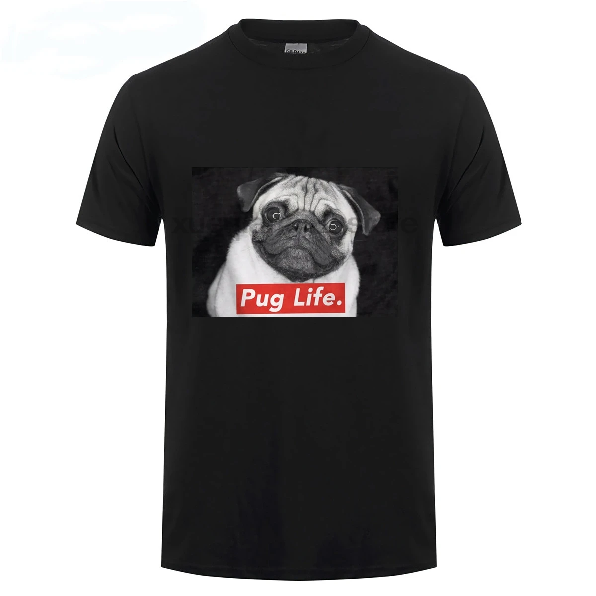 Pug Life Funny Rapper Rap Parody T Shirt Top Snoop Dog 2Pac Eminem Jay-Z Gangsta | Мужская одежда