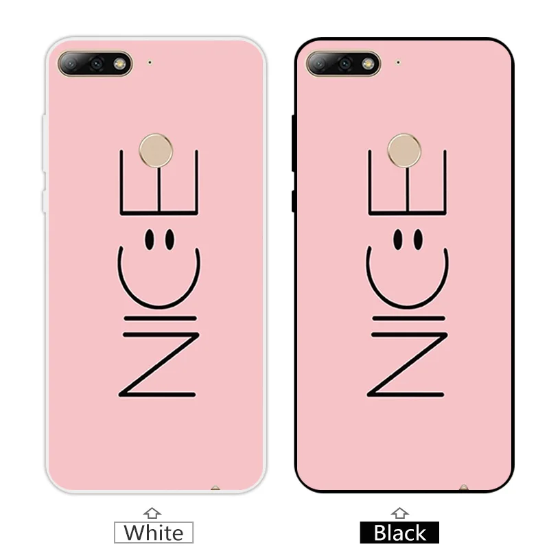 5.99 inch TPU for Huawei Y7 Prime 2018 Phone Fitted Stone Case Enjoy 8 / Nova 2 Lite Silicone Coque Capa Y72017 |