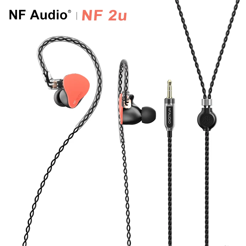 HIDIZS NF аудио NF2u 2 Ноулз арматуры драйверы(2 пути кроссовер) HiFi наушники-вкладыши монитор IEM 0,78 мм 2pin съемный кабель