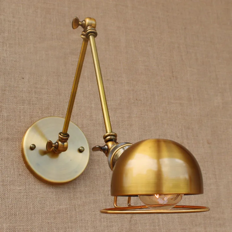 Медные Настенные светильники в стиле ретро промышленные настенные для дома