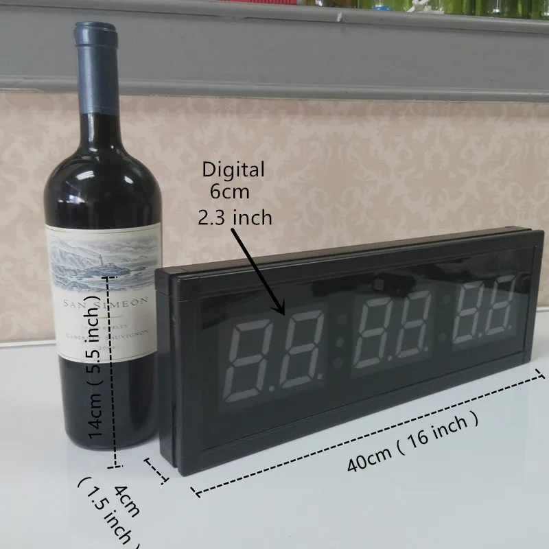 Большой дистанционный 3D светодио дный светодиодный цифровой Nixie настенные часы