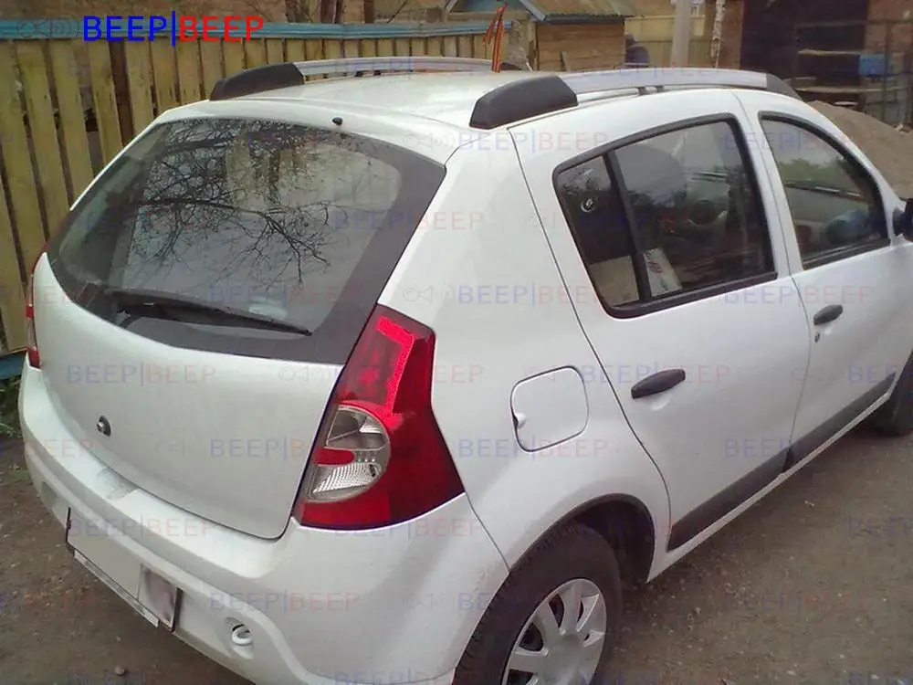 Алюминиевые рейки на крышу для Dacia/Renault Sandero 2009-2013 автомобильный Стайлинг багажник