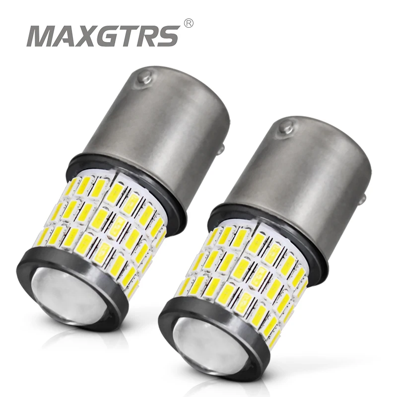 2x PY21W светодиодный BAU15S BA15S BAY15D 1156 1157 4014 SMD 6500K белый Янтарный красный тормозной светильник s задний фонарь DRL Автомобильный задний светильник