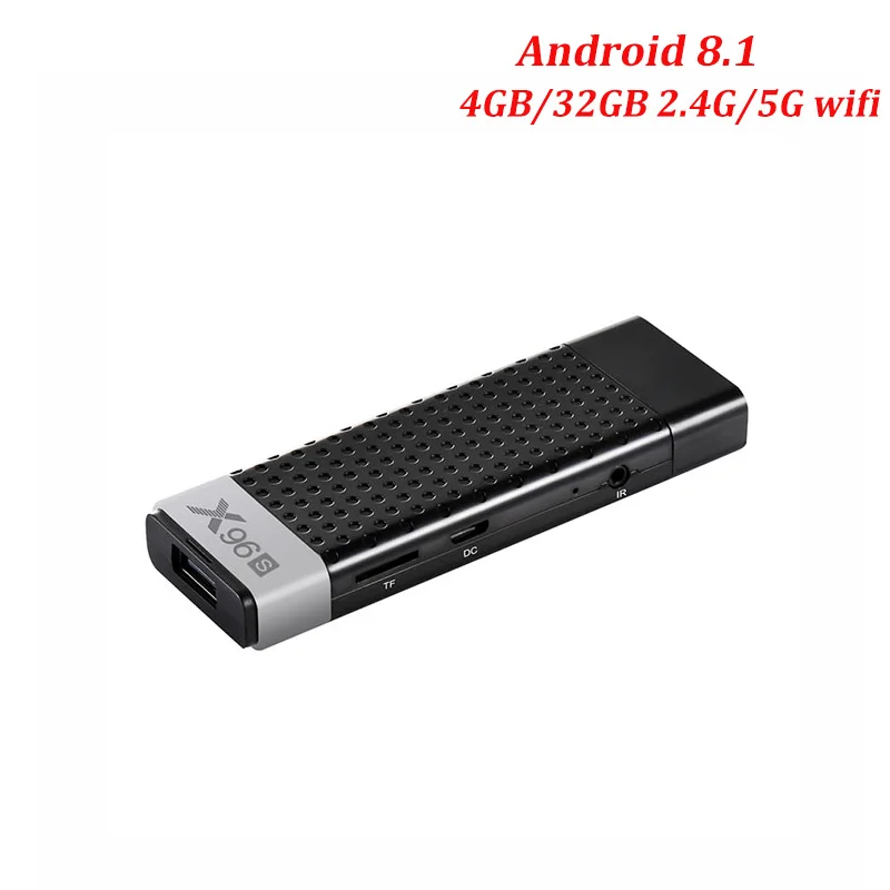 4GB 32GB X96S Мини ПК Amlogic S905Y2 4 ядра Android 8,1 ТВ Dongle, 4 Гб оперативной памяти, 32 Гб встроенной памяти, 2,4G/5.G Wi-Fi дополнительная BT4.0 1080 P 4 K HD 2 Гб оперативной памяти, 16 Гб встроенной памяти, ТВ палка - Цвет: 4GB 32GB