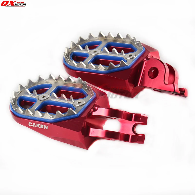 Красная ножная педаль с ЧПУ для CR CRF CR125 CR250 CRF250R CRF450R CRF250X CRF450X CR500 кроссовый