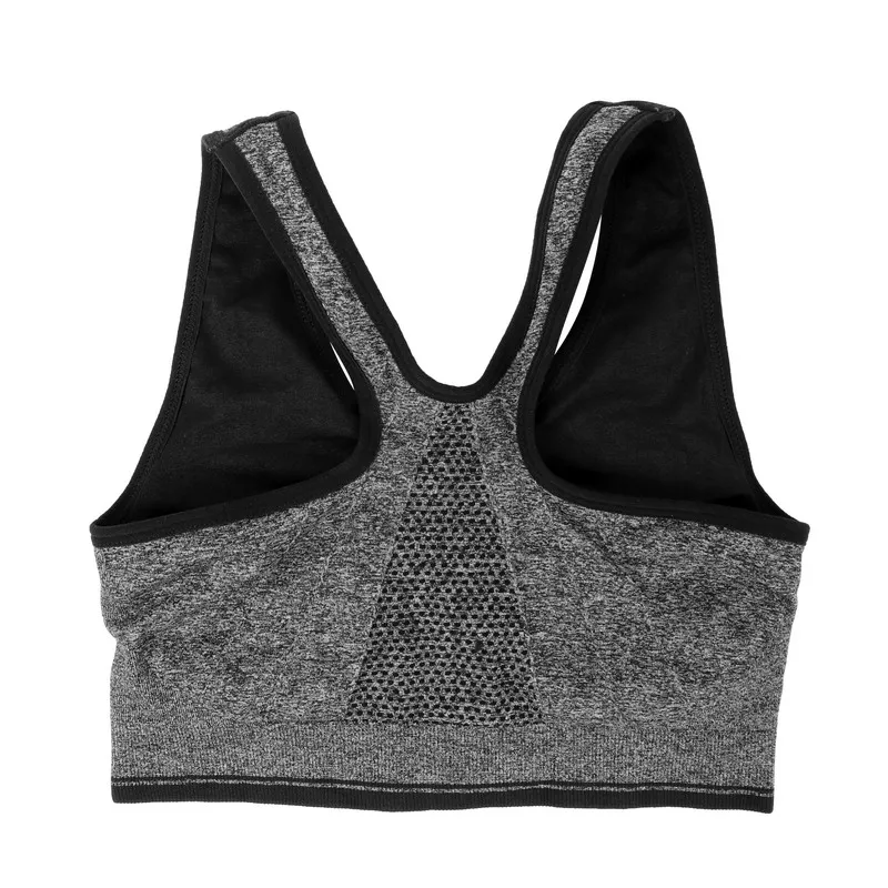 S-XL, женский спортивный бюстгальтер, полная чашка, передняя молния, для бега, мягкий, без проволоки, Вибростойкий, для фитнеса, нижнее белье, пуш-ап, бесшовный, для йоги