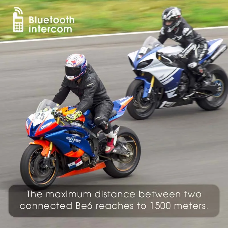 Мотоциклетная система внутренней связи для шлема Беспроводная гарнитура Bluetooth Interphone Handsfree Водонепроницаемая гарнитура fm-радио мото наушники с микрофоном