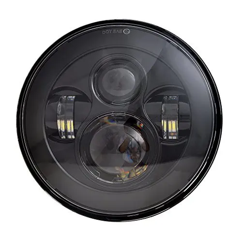 black " светодиодный черный проектор для уличного скольжения FLHX Touring/Yamaha V-Star XVS 650 1100 на заказ Silverado - Цвет: black