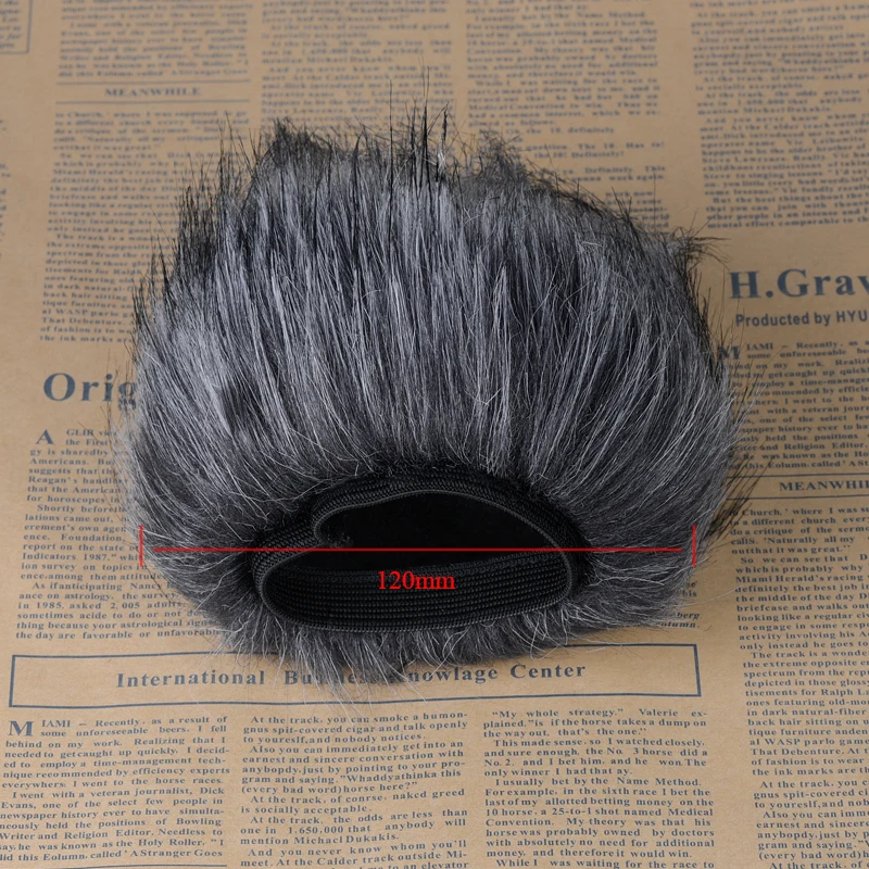Outdoor Microphone Wind Cover Furry Windscreen Windshield Muff Microphones Up for ZOOM H2N Voice Recording Pen | Электроника