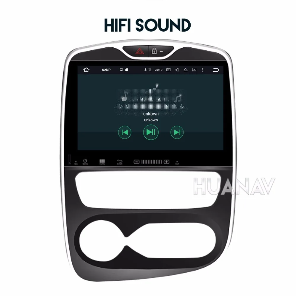 Для Renault Clio 2013-2017 автомобильный dvd-плеер GPS ГЛОНАСС карта RDS радио Android 8 0 4 Гб + 32 ядер