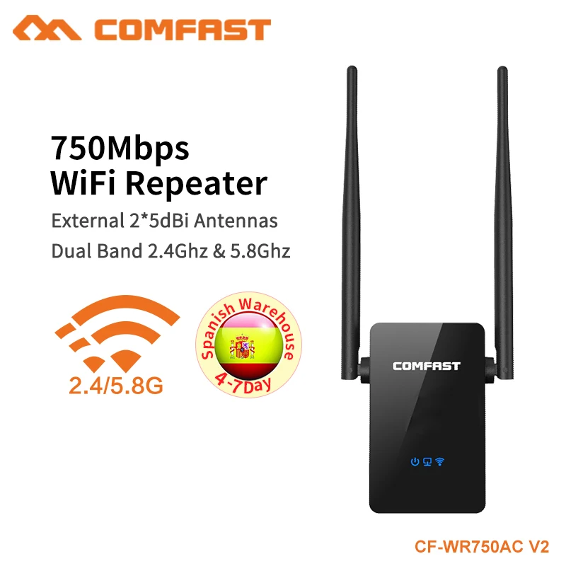 COMFAST 750 Мбит/с WIFI удлинитель повторитель 2 4G/5 8G wifi беспроводной маршрутизатор