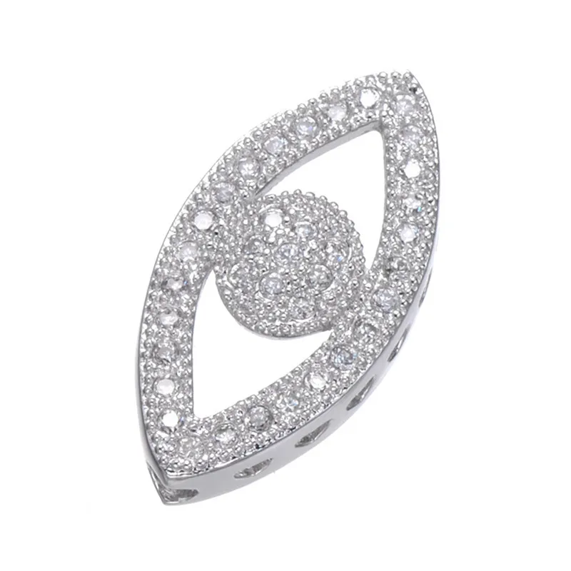 Bijoux индейка сглаза Подвески микро проложить циркониевые глаза кулон бусины