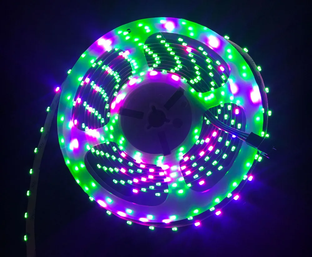 Сторона испуская 144 светодиодный 4020 smd 5 В SK6812 адресуемых Магия digital dream Цвет rgb
