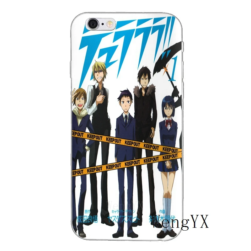 Японский аниме DuRaRaRa тонкий силиконовый мягкий чехол для телефона Samsung Galaxy S3 S4 S5 S6