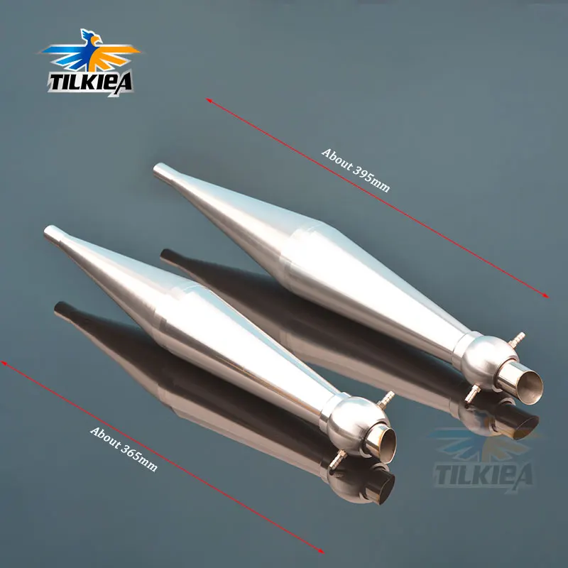 Хорошее качество CNC алюминиевый сплав глушитель трубки Длина около L365mm /L395mm для 23