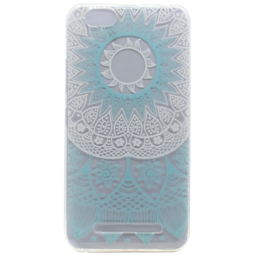 Для lenovo A2020 чехол модный прозрачный узорчатый противоударный ТПУ мягкий