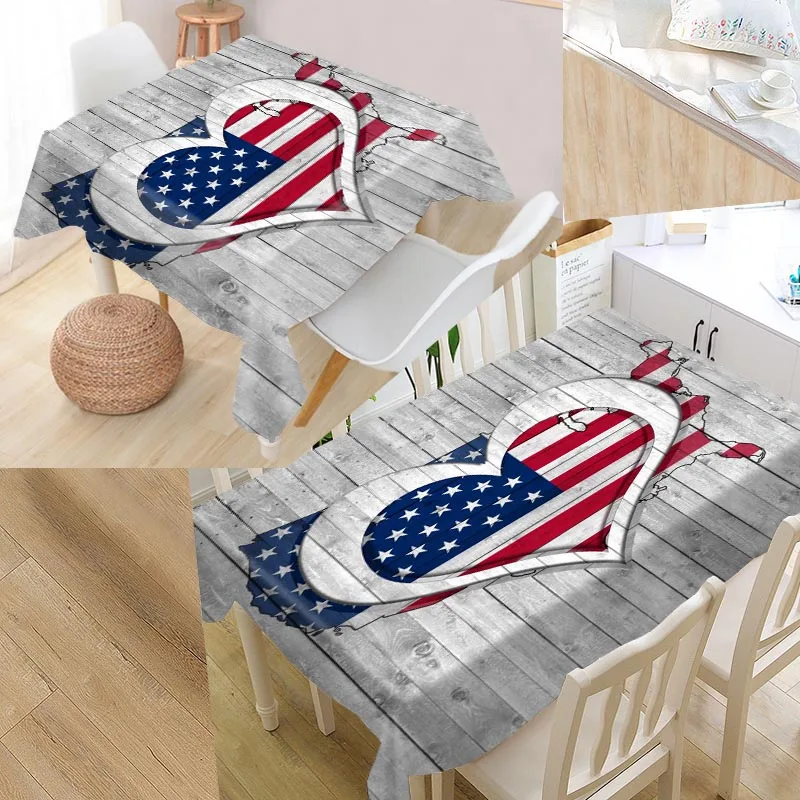 

Best Nation Flag Custom Table Cloth Rectangular Oxford Print Waterproof Oilproof Square Table Cover Party Tablecloth