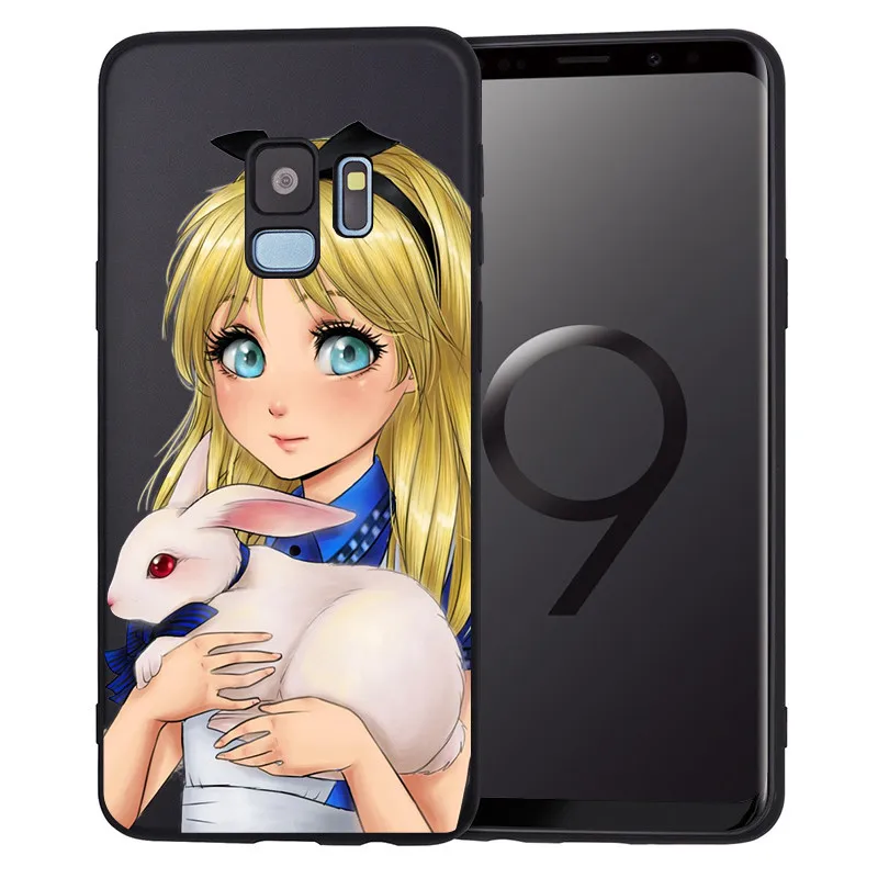 Однотонный чехол с принцессой «сделай сам» для samsung Galaxy S6 S7 край S8 S9 S10 Plus Note 8 9 A20 A30 A40 A50 A70 чехол для телефона чехол Coque Etui