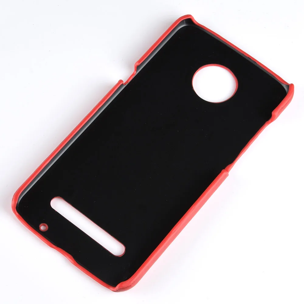 maEU for Motorola Moto Z3 Play 6.01 inch Phone Case Litchi Pattern Hard Back Genuine Cellphone PC Cover Solid Color Business |