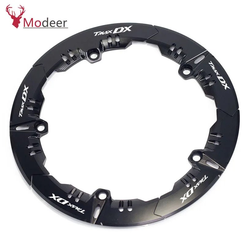black TmaxDX Tmax DX SX новые аксессуары для скутеров шкив ремня передачи Защитная крышка для Yamaha Tmax T-MAX 530 DX SX - Цвет: black TmaxDX