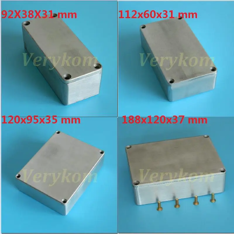 Алюминиевый корпус 1590BB 1590DD для гитары 120x95x35 112*60*31 188*120*37 мм|Детали инструментов| |