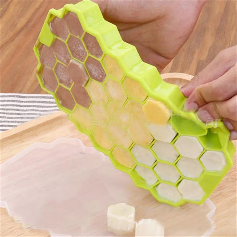 37 кубиков льда форма Honeycombice Cream Pops для мороженого йогурт коробка холодильник