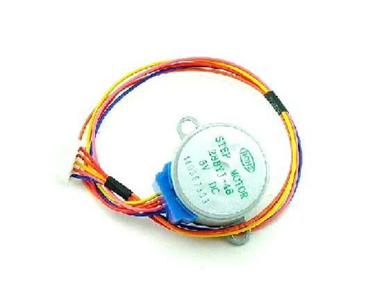 Шаговый электродвигатель 28YBJ 48 28BYJ48 4 фазный 5 проводной в постоянного тока 10