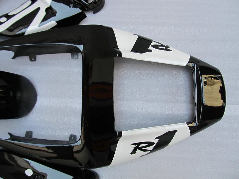 New hot moto parts Fairing kit for Yamaha YZF R1 98 99 classical white black fairings set YZFR1 1998 1999 DC09 | Автомобили и