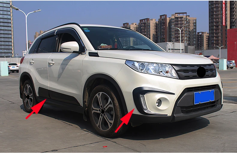 Аксессуары для Suzuki Vitara 2016 2017 передняя противотуманная фара боковая молдинги