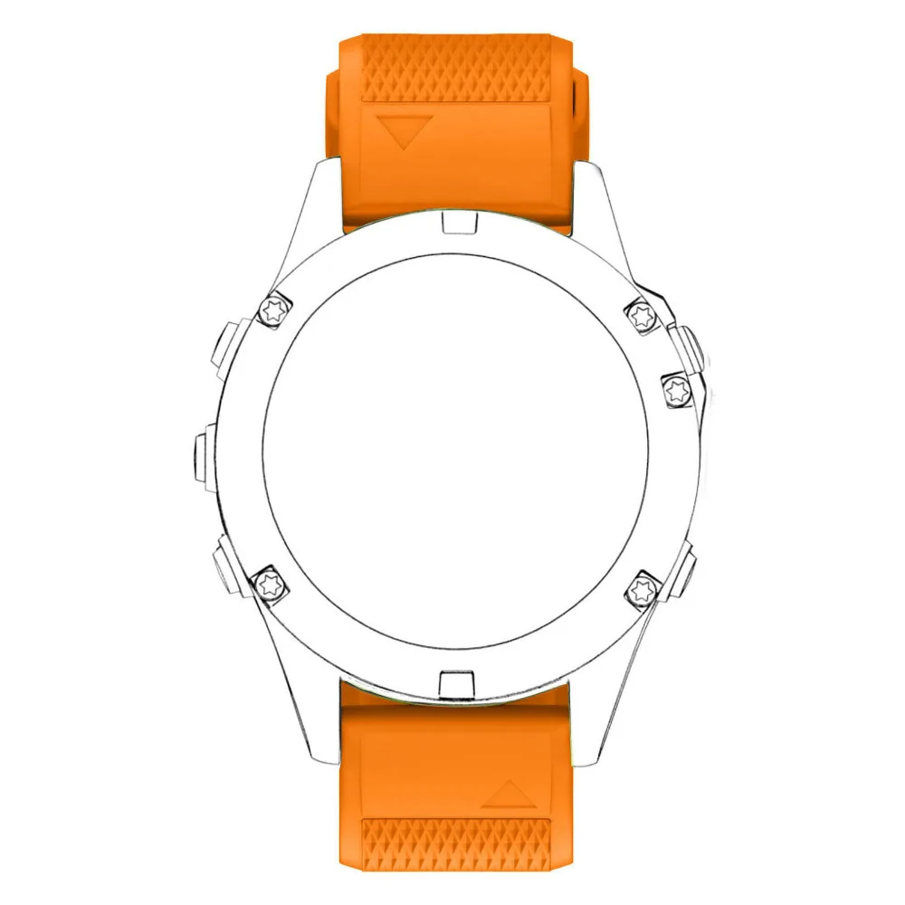 Ремешок силиконовый для наручных часов Garmin Fenix5 Fenix 5 Forerunner 935 | Электроника