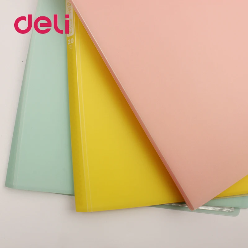 Deli 40 страниц A4 многослойная папка для файлов красочная вставка лист свободной