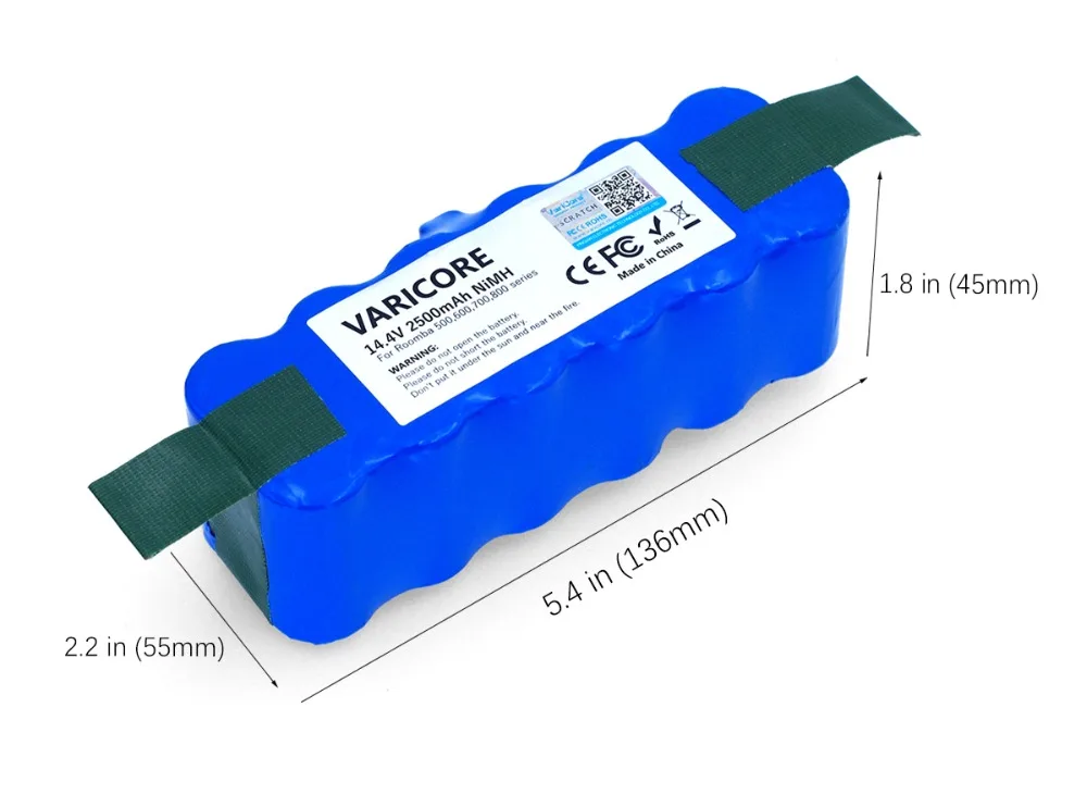 VariCore 14 4 V 2500mAh NiMH батарея для iRobot 500 600 900 серии пылесос 620 до 650 700770780800|Комплекты