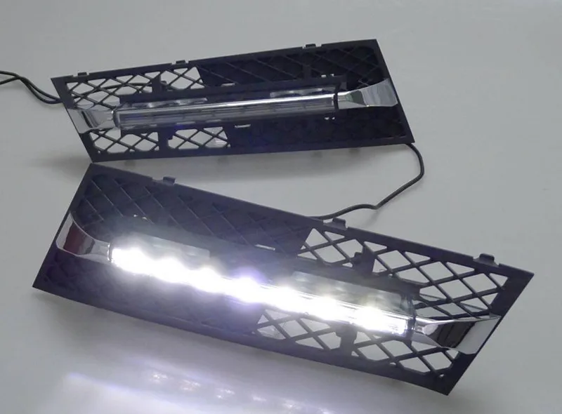 Белый СВЕТОДИОДНЫЙ дневной светильник осветительный противотуманный DRL для BMW 5