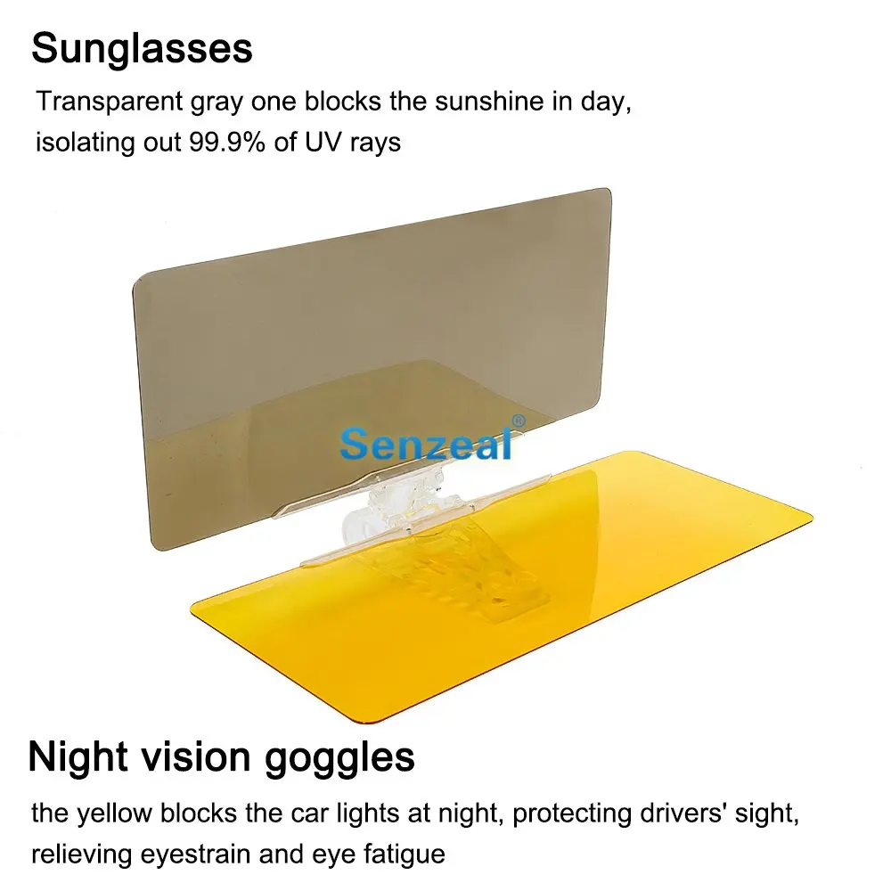 SENZEAL автомобильный солнцезащитный козырек удлинитель дневного и ночного света