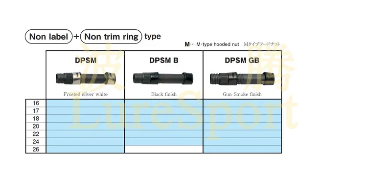 LureSport FUJI DPS катушка сиденья DPSLD/ясень гайка-стержень строительный компонент ремонт DIY аксессуар