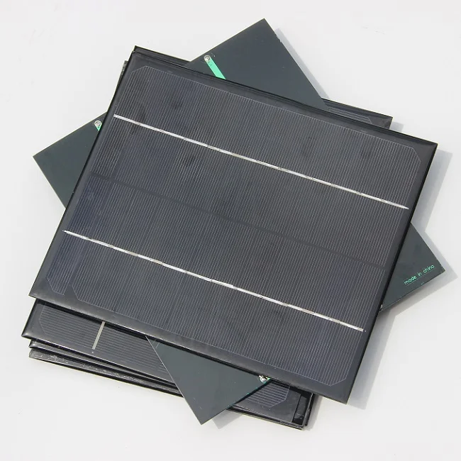 Оптовая продажа солнечная батарея 6W12V монокристаллическая панель самодельная