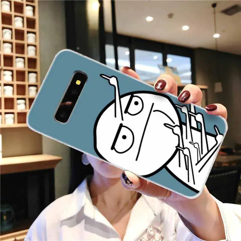 Мягкий чехол для Samsung Galaxy S30 S20 S11 S10 S9 S8 Plus S7 Edge S10e Uitra meme лицо средний палец Забавный