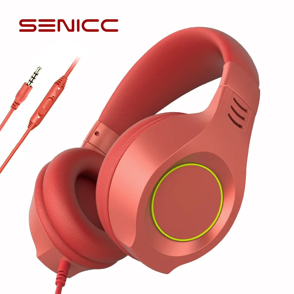 SENICC A2I PS4 Игровые наушники, сильные басы, музыка, девочка, малыш, гарнитура, нулевое давление, повязка на голову с микрофоном для телефона, Pad PS4