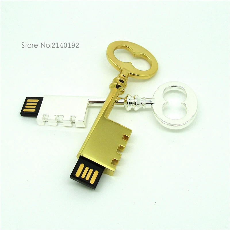 Высокое качество металлический брелок Флеш накопитель usb флэш USB 2 0 4 Гб