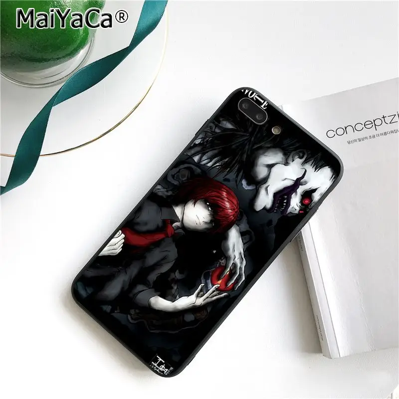 MaiYaCa чехол Ryuk смерть Кира Coque чехол для телефона для iphone 11 Pro 11Pro Max X XS MAX 6 6s, 7, 7 plus, 8, 8 Plus, 5 5S SE XR