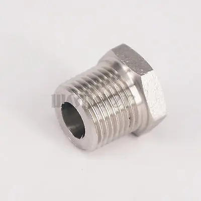 3/8 дюйма NPT штекер x 1/8 гнездо 304 из нержавеющей стали редукционная втулка кованый