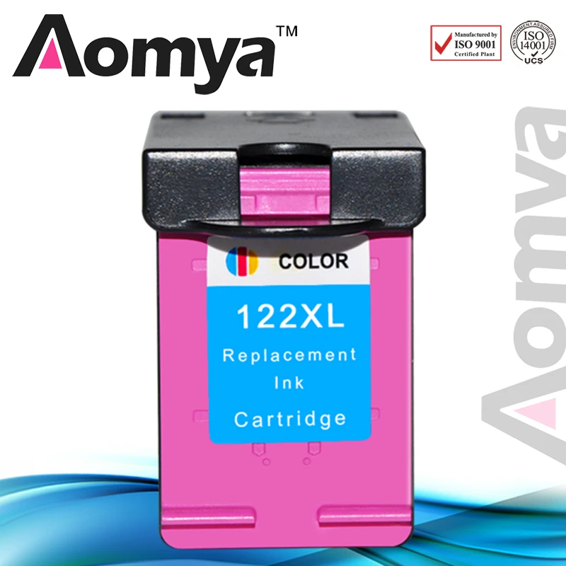 Aomya переработанного чернильного картриджа для HP122XL Замена для HP122 XL с чернилами hp Deskjet 1000 1050 2000 2050s 3000 3050A 3052A 3054 1010 1510 2540