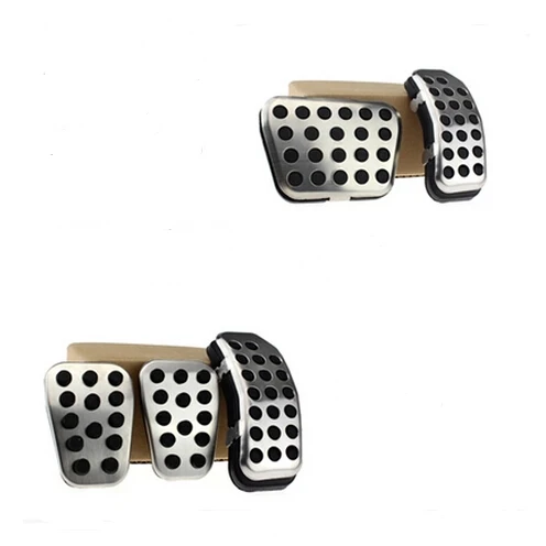 Автомобильный Стайлинг педаль тормоза акселератор чехлы для Ford Fiesta Ecosport Mazda 2 2007