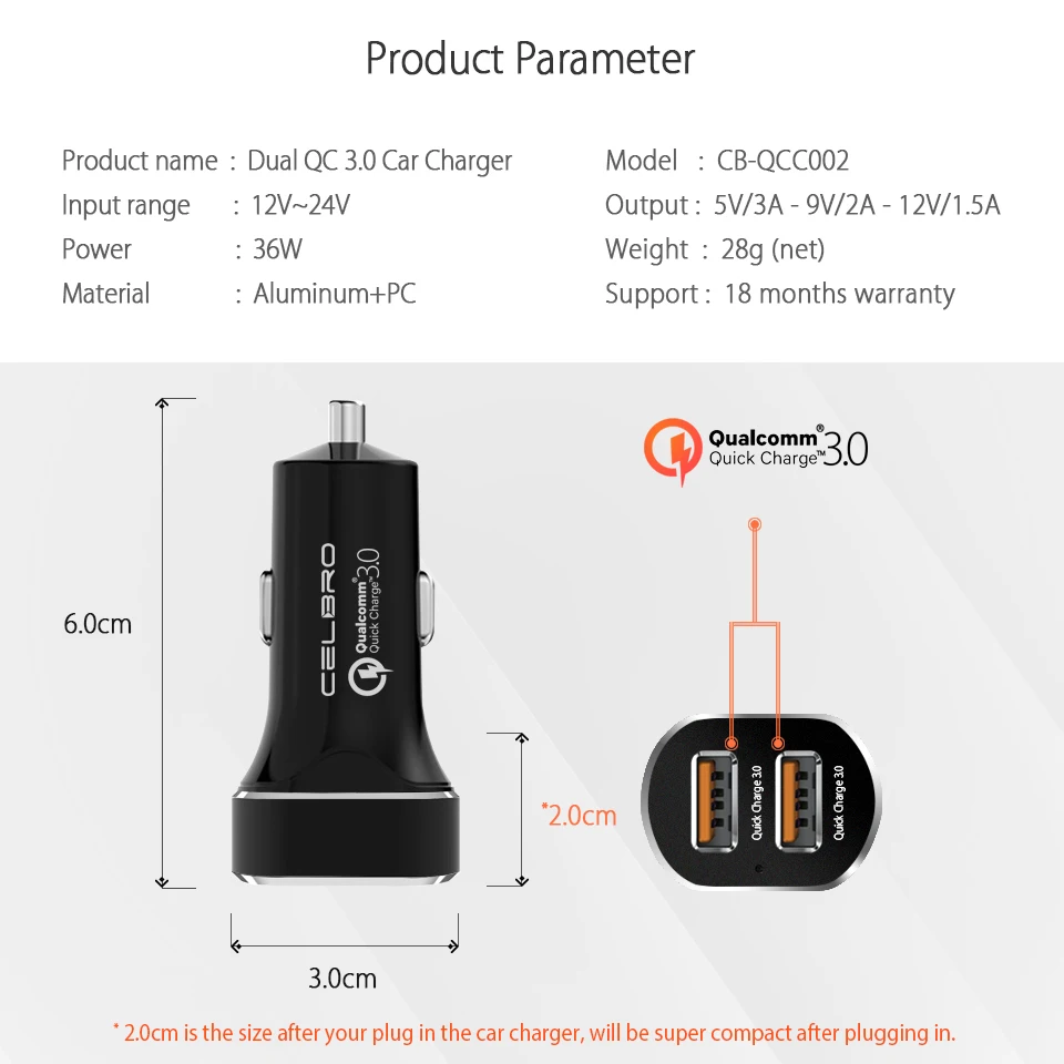 Автомобильное зарядное устройство Usb Quick Charge 3,0 2,0 Usb зарядное устройство для мобильного телефона двойной Usb Автомобильное зарядное устройство адаптер 2 порта автомобильное зарядное устройство для Xiaomi Mi2